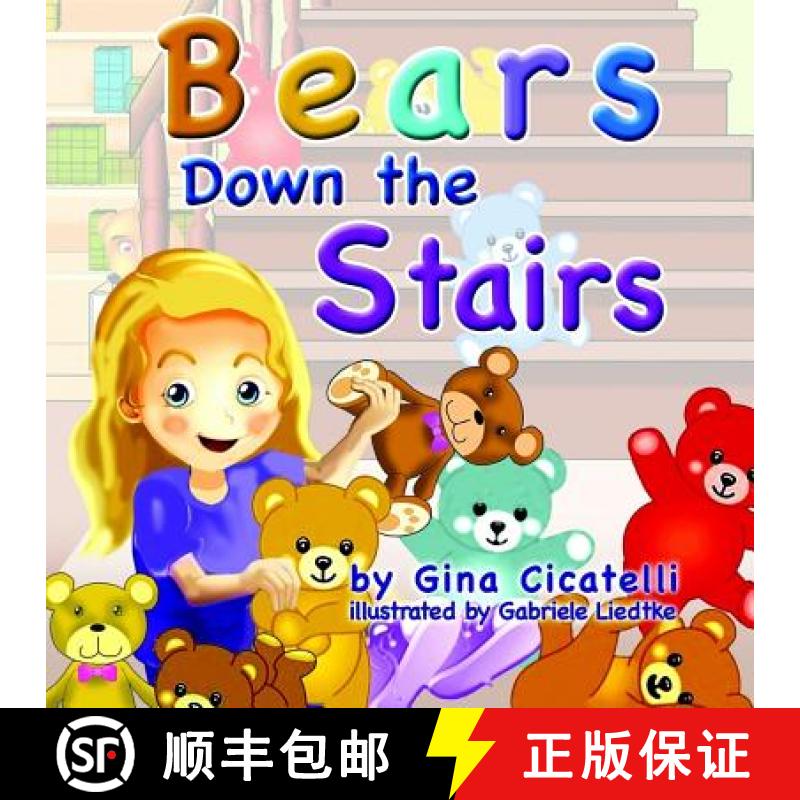 【2-3周达】Bears Down the Stairs [9781329358584]