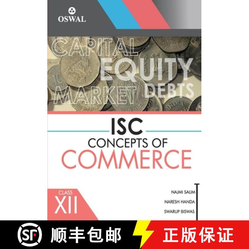 【3-4周达】Concepts of Commerce: Textbook for ISC Class 12 [9789387660823]