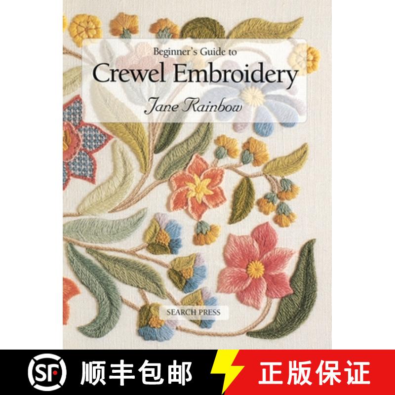 【3-4周达】Beginner's Guide to Crewel Embroidery [9780855328696]