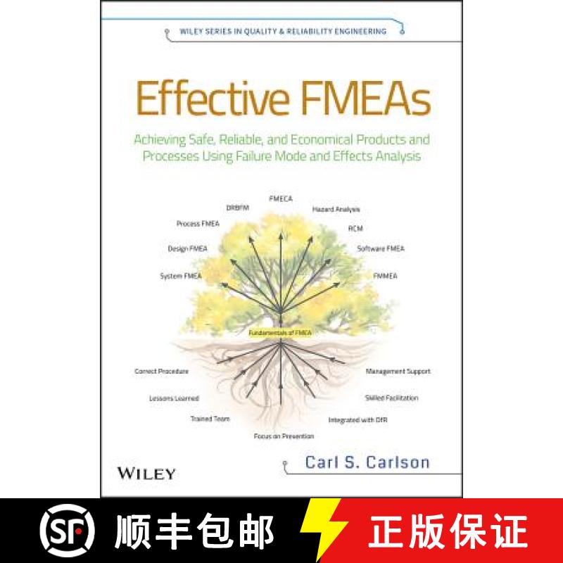 【3-4周达】Effective Fmeas: Achieving Safe, Reliable, And Economical Products And Processes Using Fai... [9781118007433]