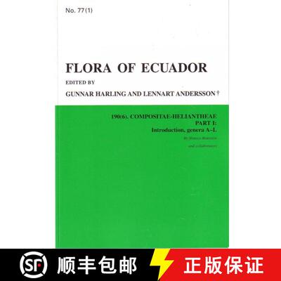 预订 Flora of Ecuador, Volume 77, Part 190 (6): Compositae-Heliantheae (2-Volume Set) [9789188896537]