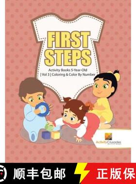 【3-4周达】First Steps : Activity Books 5-Year-Old | Vol 3 | Coloring & Color By Number [9780228221999]