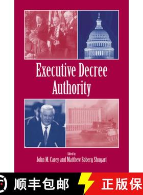【3-4周达】Executive Decree Authority [9780521592550]