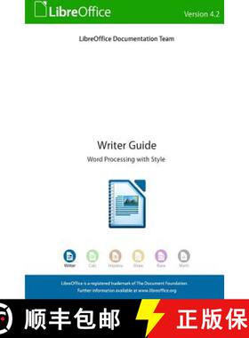【3-4周达】LibreOffice 4.2 Writer Guide [9781921320422]