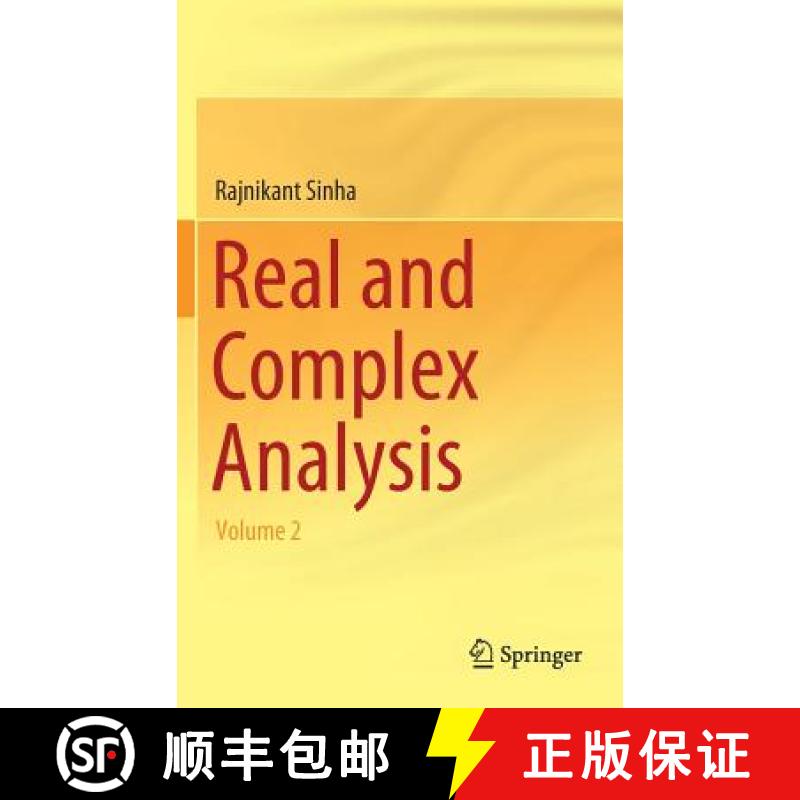 【3-4周达】Real and Complex Analysis : Volume 2 [9789811328855]