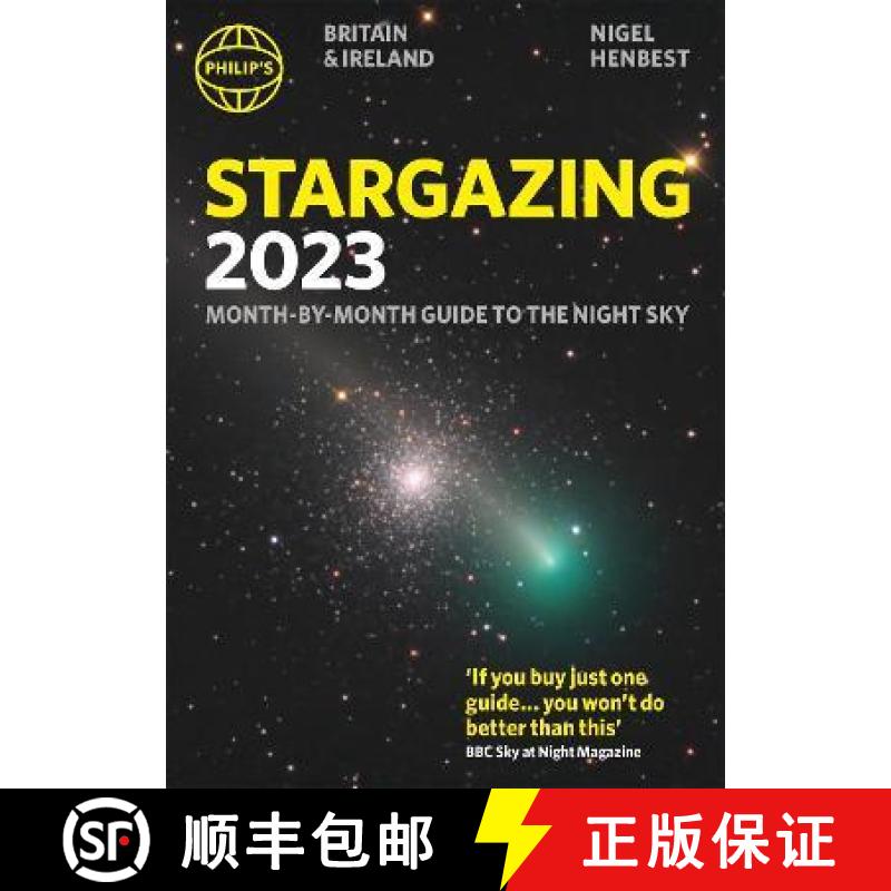 【2-3周达】Philip's Stargazing 2023 Month-by-Month Guide to the Night Sky Britain & Ireland [9781849076173]