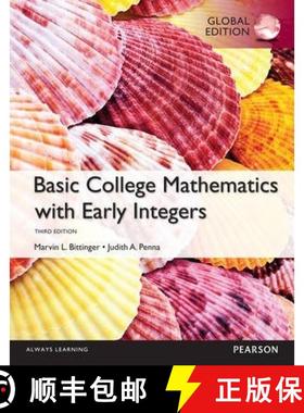 【3-4周达】Basic College Maths with Early Integers, Global Edition [9781292079875]