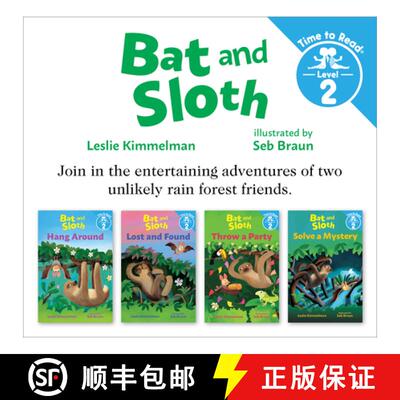 【3-4周达】Bat and Sloth Set #1 (Bat and Sloth: Time to Read, Level 2) [9780807505663]