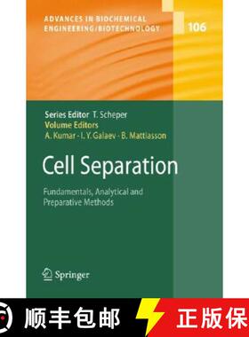 【3-4周达】Cell Separation : Fundamentals, Analytical and Preparative Methods [9783540752622]