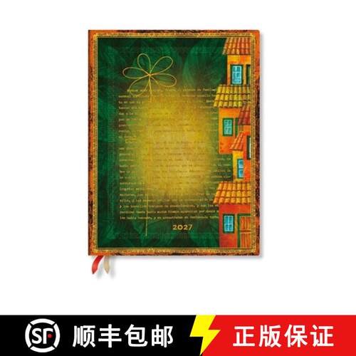 【3-4周达】2027 Garcia Marquez, One Hundred Years of Solitude Ultra Hardcover 12-Month Daily Planner,... [9780349716671]