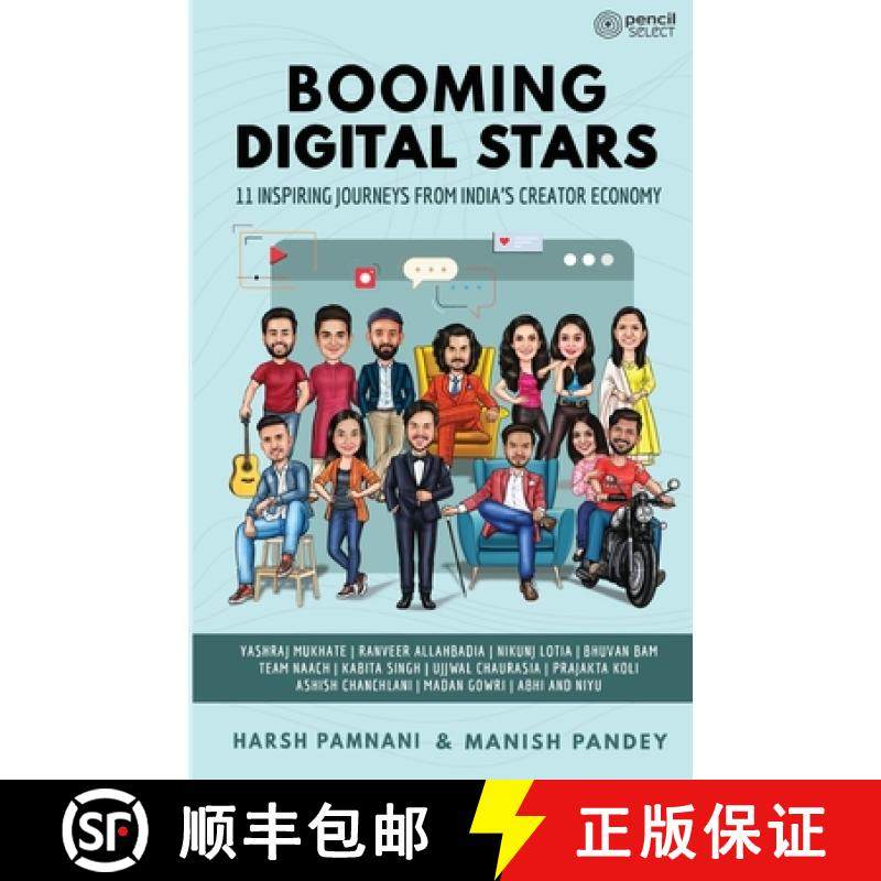 【3-4周达】Booming Digital Stars: 11 Inspiring Journeys from India's Creator Economy [9789356674660]