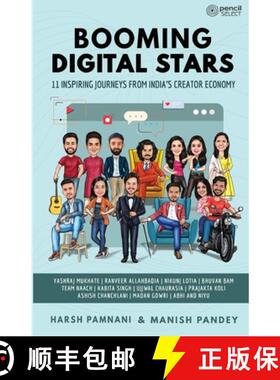 【3-4周达】Booming Digital Stars: 11 Inspiring Journeys from India's Creator Economy [9789356674660]
