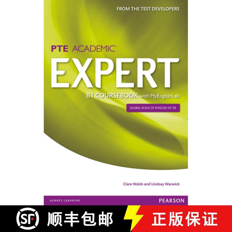【3-4周达】Expert Pearson Test of English Academic B1 Coursebook and Myenglishlab Pack: Industrial Ec... [9781447962021]