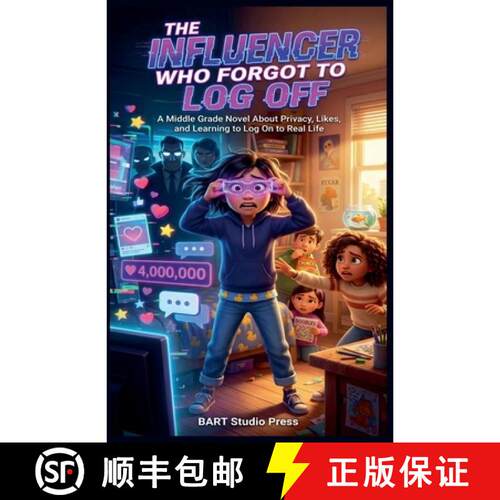 【3-4周达】The Influencer Who Forgot to Log Off: A Middle Grade Novel About Privacy, Likes, and Learn... [9798233688140]