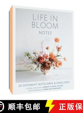 【3-4周达】Life in Bloom Notes: 20 Different Notecards & Envelopes [9781452161150]