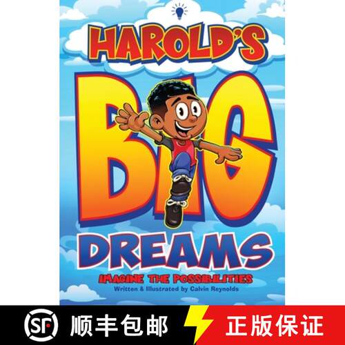 【3-4周达】精装 Harold's Big Dreams [9780692839225]