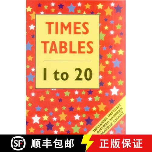 【3-4周达】Times Table 1 to 20 (Floor Book): Includes Instant Answer Number Matrix Chart [9781861474735]