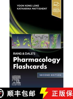【3-4周达】Rang & Dale's Pharmacology Flash Cards [9780702079054]
