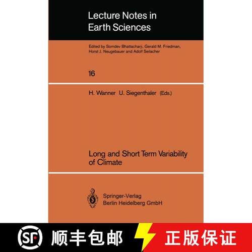 【3-4周达】Long and Short Term Variability of Climate [9783540188438]