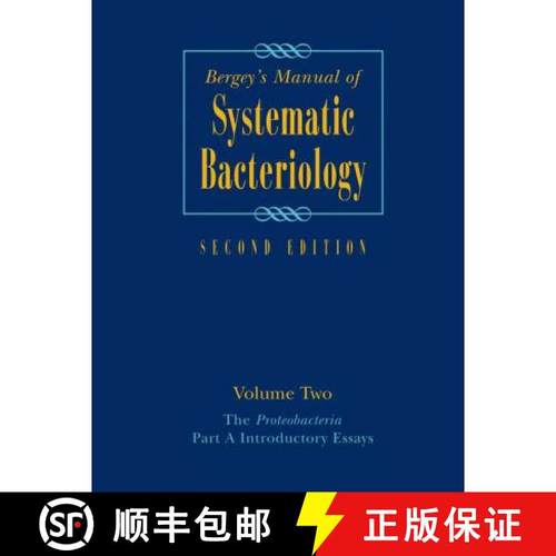 【3-4周达】Bergey's Manual(r) of Systematic Bacteriology: Volume Two: The Proteobacteria, Part a Intr... [9781441936950]