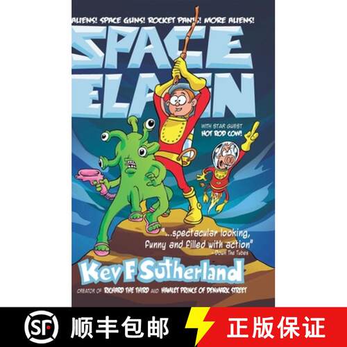 【3-4周达】精装 Space Elain - Hardback: With special guest Hot Rod Cow [9781445723020]