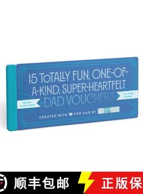 【3-4周达】Knock Knock Fill in the Love Dad Vouchers, Booklet of 15 Dad Coupons [9781683493556]