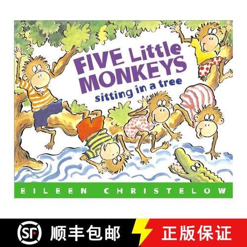 【3-4周达】Five Little Monkeys Sitting in a Tree [9780395664131]