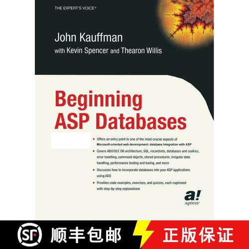 【3-4周达】Beginning ASP Databases (First Edition) [9781590592496]