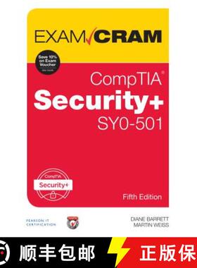 【3-4周达】Comptia Security+ Sy0-501 Exam Cram [9780789759009]