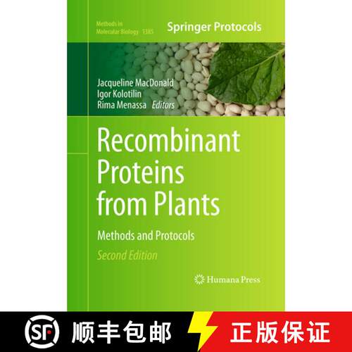 【3-4周达】Recombinant Proteins from Plants : Methods and Protocols (Softcover reprint of the origina... [9781493950041]