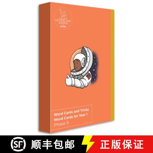【3-4周达】Word Cards and Tricky Word Cards for Year 1 (ready-to-use cards): Phase 5 [9780008563721]