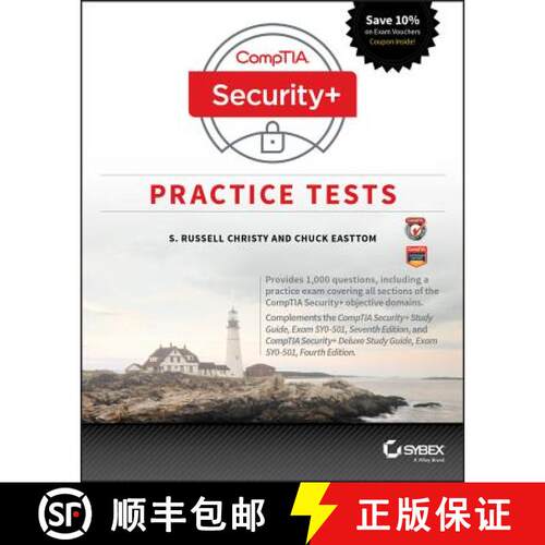 【3-4周达】Comptia Security+ Practice Tests Exam Sy0-501 [Wiley备考类] [9781119416920]