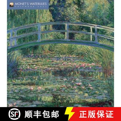 【3-4周达】Monet's Waterlilies Wall Calendar 2027 (Art Calendar) [9781806940349]
