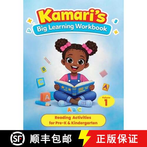 【3-4周达】Kamari's Big Learning Workbook Volume 1 Reading [9798295801266]