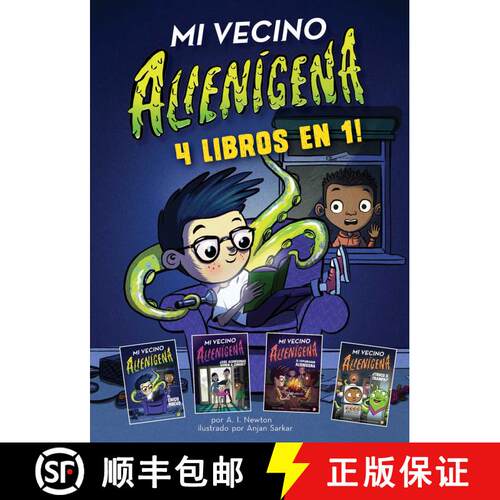 【3-4周达】Mi vecino alienígena: 4 libros en 1 [9781499815955]