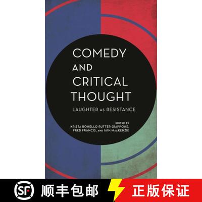【3-4周达】精装 Comedy and Critical Thought : Laughter as Resistance [9781786604064]