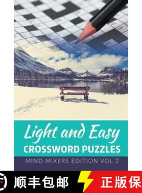 【3-4周达】Light and Easy Crossword Puzzles: Mind Mixers Edition Vol 2 [9781682801963]