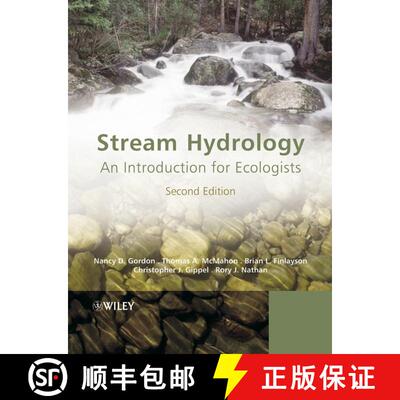 【3-4周达】精装 Stream Hydrology - An Introduction For Ecologists 2E [Wiley地球科学] [9780470843574]