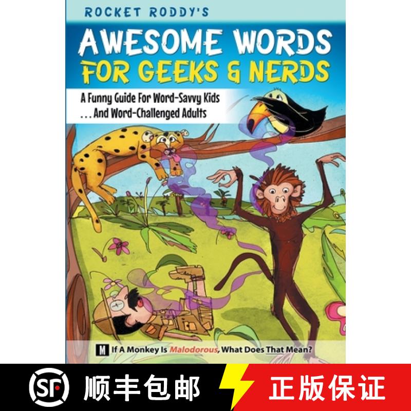 【4周达】Awesome Words for Geeks & Nerds [9780929458014]