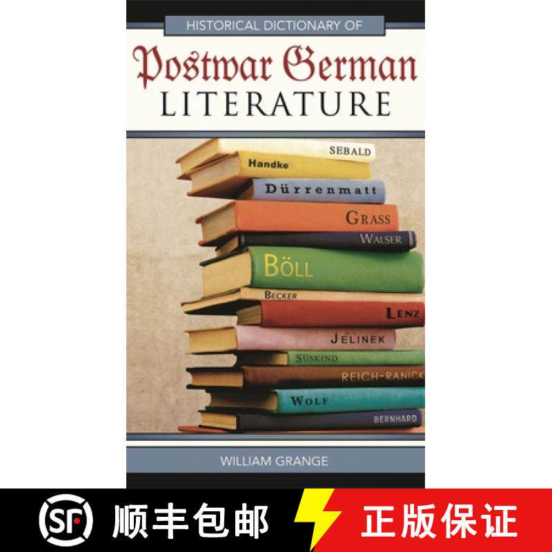 【3-4周达】战后德语文学历史辞典 Historical Dictionary of Postwar German Literature [9780810859654]