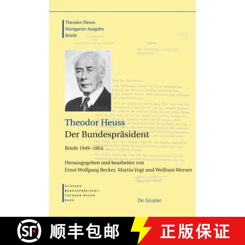 预订 Der Bundespr sident : Briefe 1949-1954 [9783598251276]