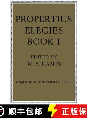 【3-4周达】Propertius: Elegies: Book 1 [9780521292108]