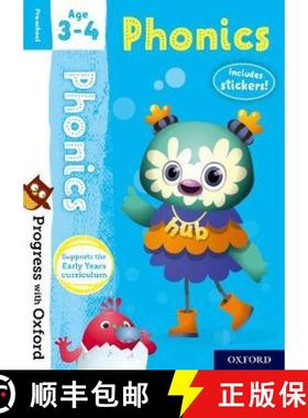 预订 Progress with Oxford: Progress with Oxford: Phonics Age 3-4 - Prepare for School with Essential ... [9780192765338]