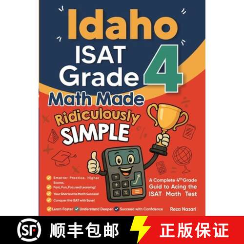 【3-4周达】Idaho ISAT Grade 4 Math Made Ridiculously Simple: A Comprehensive 4th Grade Guide to Acing... [9798903504251]