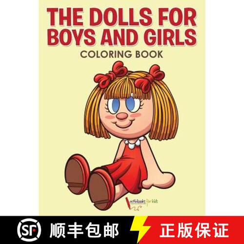 【3-4周达】The Dolls for Boys and Girls Coloring Book [9781683219170]