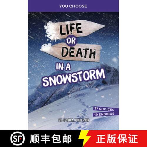 预订 精装 Life or Death in a Snowstorm: An Interactive Survival Adventure [9781669088387]