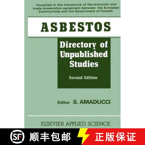 【3-4周达】精装 Asbestos : Directory of Unpublished Studies [9781851660735]