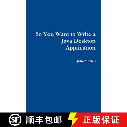 【3-4周达】So you want to write a Java desktop application [9780244754129]