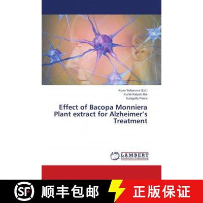 预订 Effect of Bacopa Monniera Plant extract for Alzheimer’s Treatment [9786139576043]