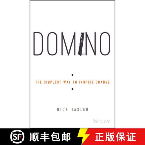 【3-4周达】精装 Domino: The Simplest Way To Inspire Change [Wiley经管] [9781119083061]